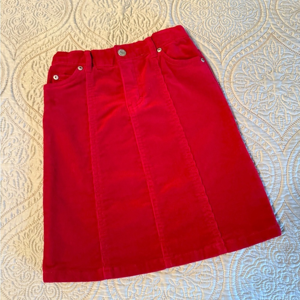 The Children’s Place corduroy skirts size 4. One Red and one pink multi. - Picture 5 of 10
